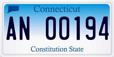 CT license plate AN00194