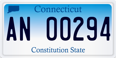 CT license plate AN00294