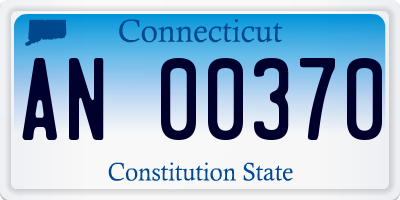 CT license plate AN00370