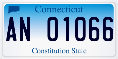 CT license plate AN01066