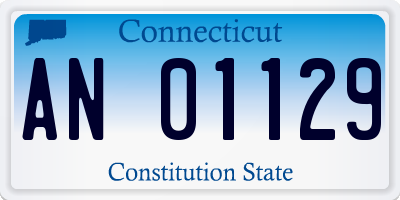 CT license plate AN01129