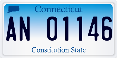 CT license plate AN01146
