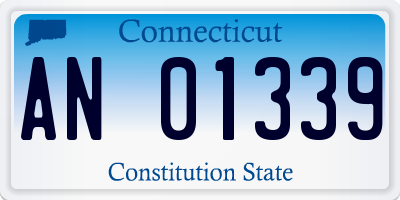 CT license plate AN01339