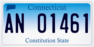 CT license plate AN01461