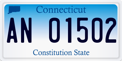 CT license plate AN01502