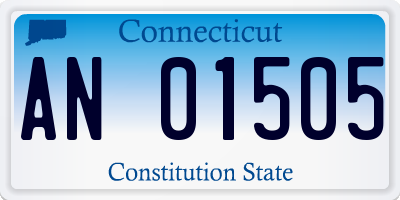 CT license plate AN01505