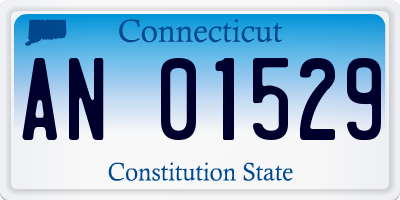 CT license plate AN01529