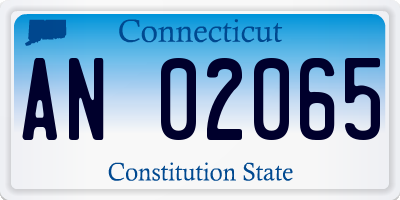 CT license plate AN02065