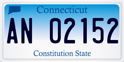 CT license plate AN02152