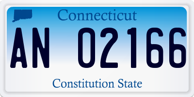 CT license plate AN02166