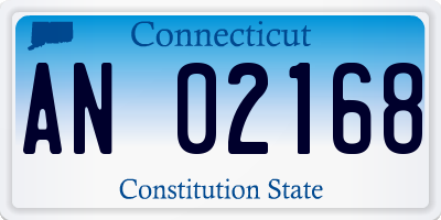 CT license plate AN02168