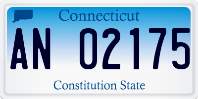 CT license plate AN02175