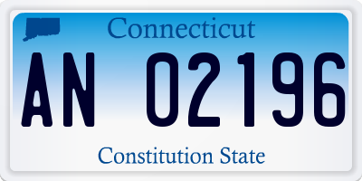 CT license plate AN02196