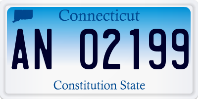 CT license plate AN02199