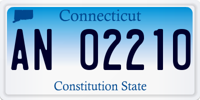 CT license plate AN02210
