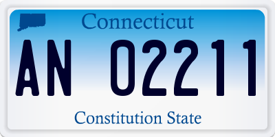 CT license plate AN02211