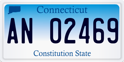 CT license plate AN02469