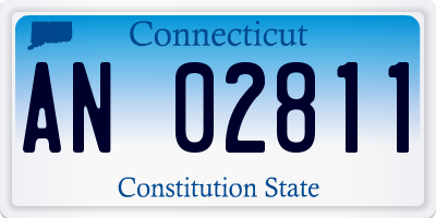 CT license plate AN02811