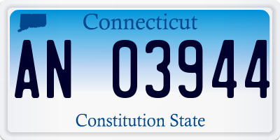 CT license plate AN03944