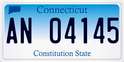 CT license plate AN04145