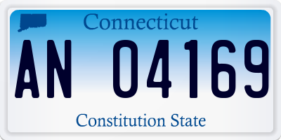 CT license plate AN04169
