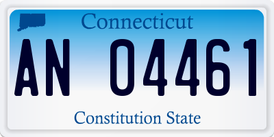 CT license plate AN04461