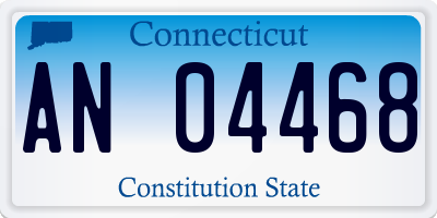 CT license plate AN04468