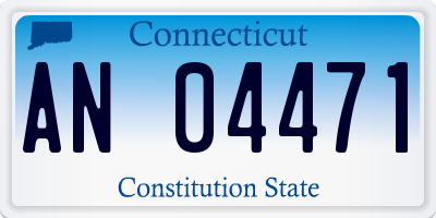 CT license plate AN04471