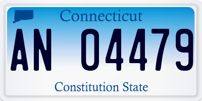 CT license plate AN04479