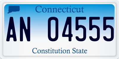 CT license plate AN04555