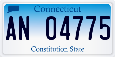 CT license plate AN04775