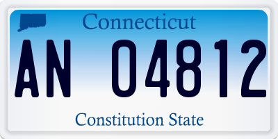 CT license plate AN04812