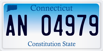 CT license plate AN04979