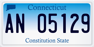 CT license plate AN05129