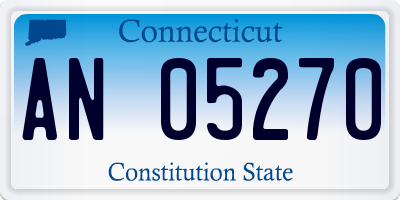CT license plate AN05270