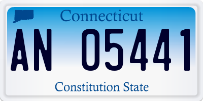 CT license plate AN05441