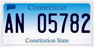 CT license plate AN05782