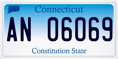 CT license plate AN06069