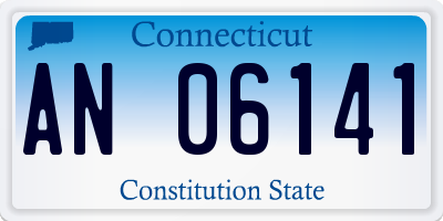 CT license plate AN06141