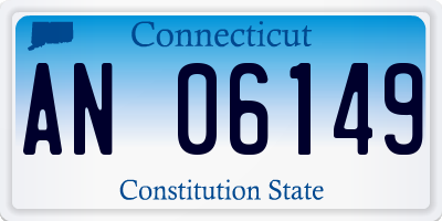 CT license plate AN06149