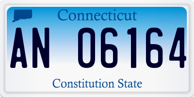 CT license plate AN06164