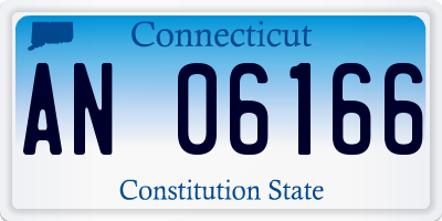CT license plate AN06166