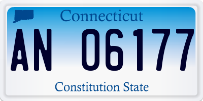 CT license plate AN06177