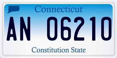 CT license plate AN06210