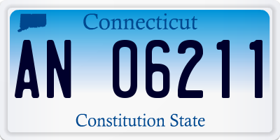 CT license plate AN06211