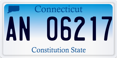 CT license plate AN06217