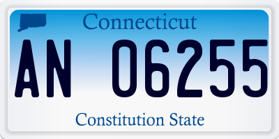 CT license plate AN06255