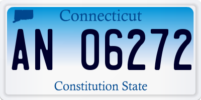 CT license plate AN06272