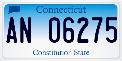 CT license plate AN06275