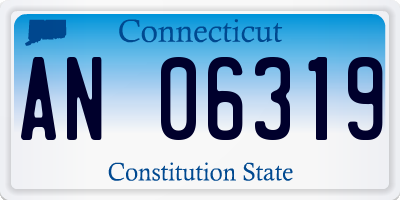 CT license plate AN06319